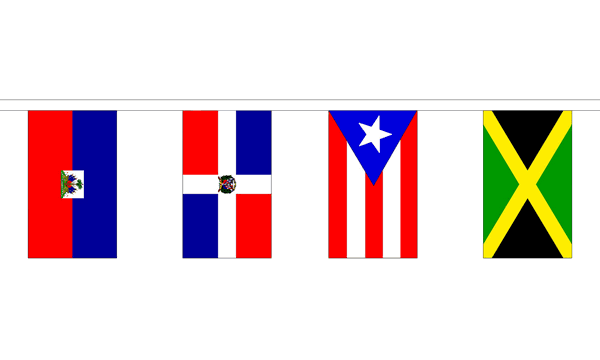 30 Caribbean Nations Bunting